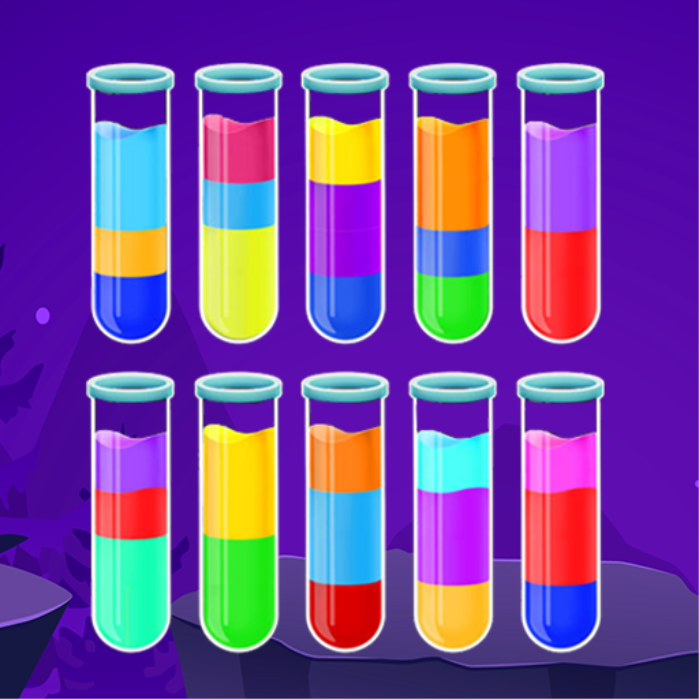 Water Color Sorting Games
